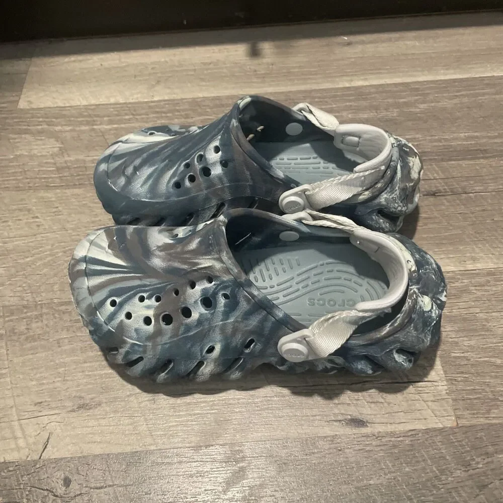 Crocs Echo Clog Marbled Black Sand Multi Kids Size C13 Kids 13